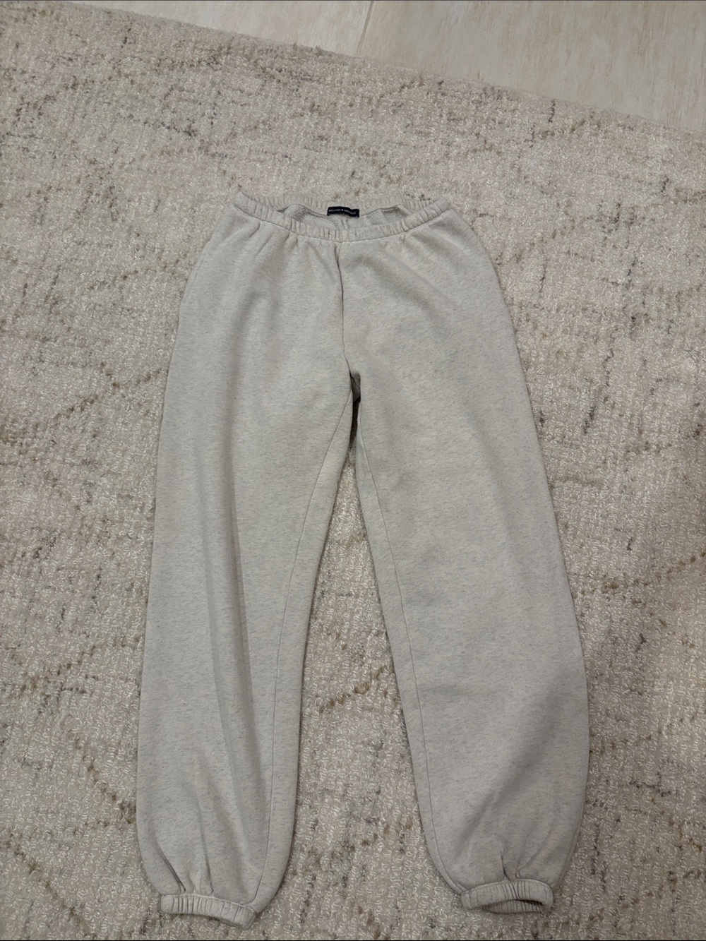 Brandy Melville Light Gray Cozy Sweat Joggers